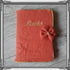 Protège carnet de santé personnalisé en tissu gaze de coton avec Prénom et/ou Date de naissance